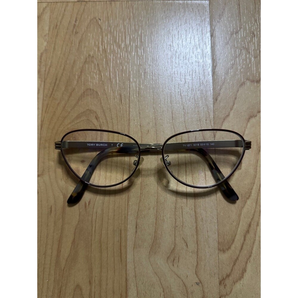 TORY BURCH Brown Gold Havana Eyeglass Frames TY 1071 3316